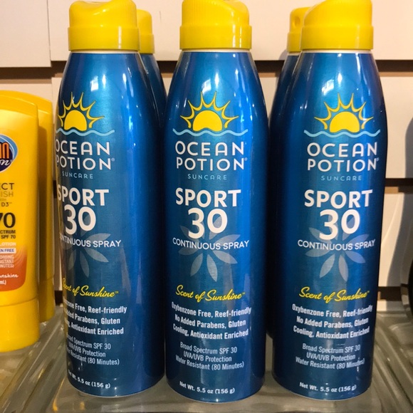ocean potion sport continuous sunscreen spray spf 50 6 oz